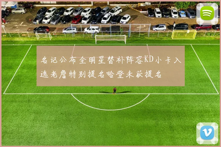 名记公布全明星替补阵容KD小卡入选老詹特别提名哈登未获提名